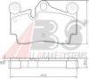 VW 7L0698451A Brake Pad Set, disc brake